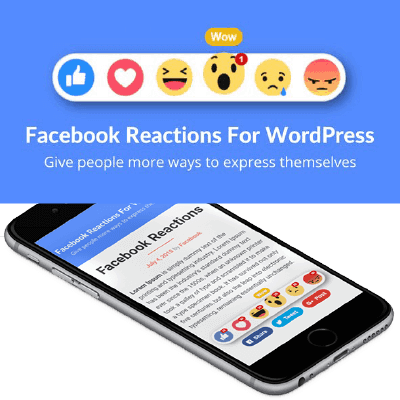 Facebook Reactions For Wordpress